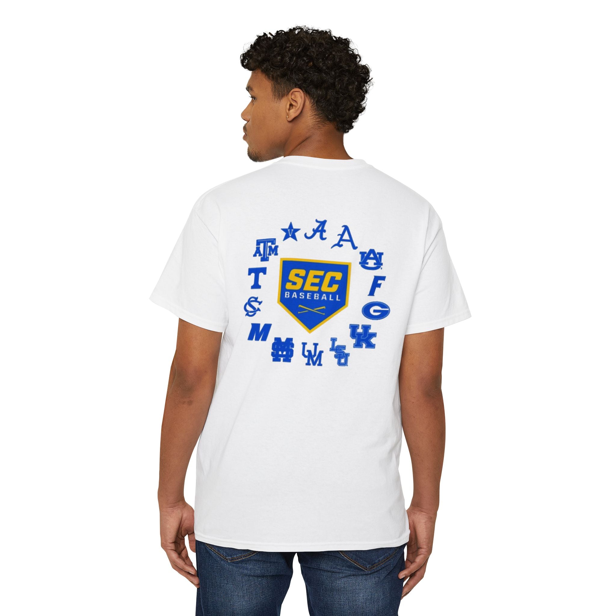 SEC Baseball Pocket Tee — College Baseball Logo Tee