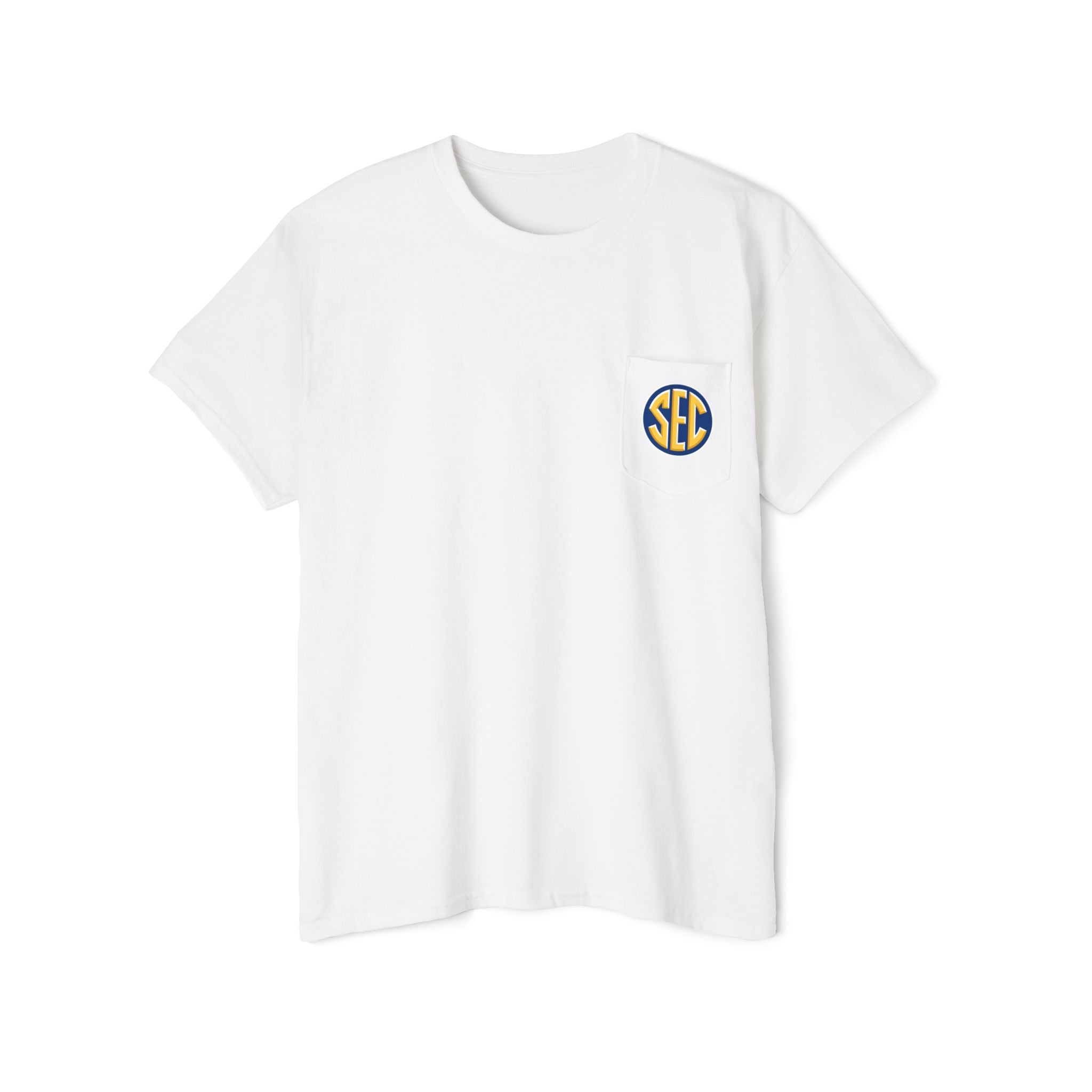 SEC Baseball Pocket Tee — College Baseball Logo Tee